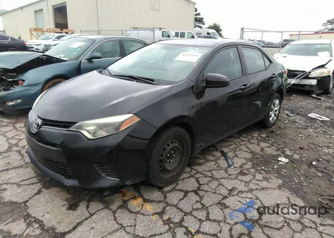 2016 Toyota Corolla Le из США, поврежденный, VIN 5YFBURHE0GP466531